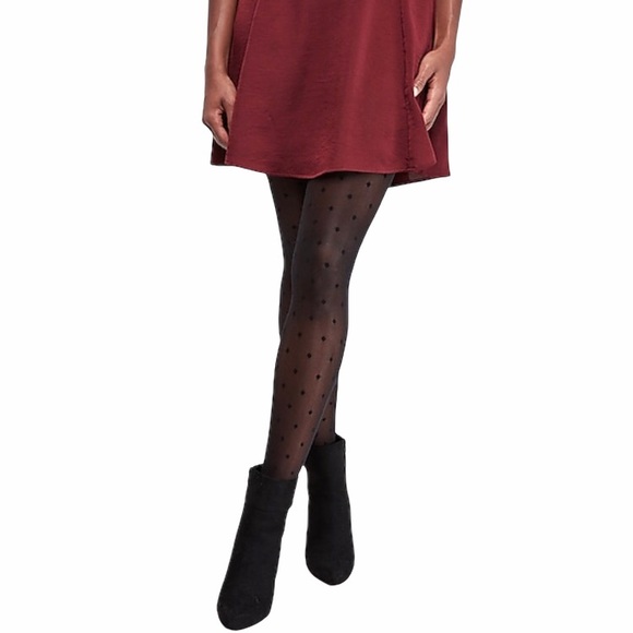 Express Accessories - Swiss Dot Full Tights